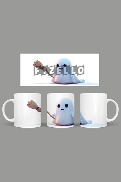 Fizello Cute Ghots - Cute Ghots Themed Mug