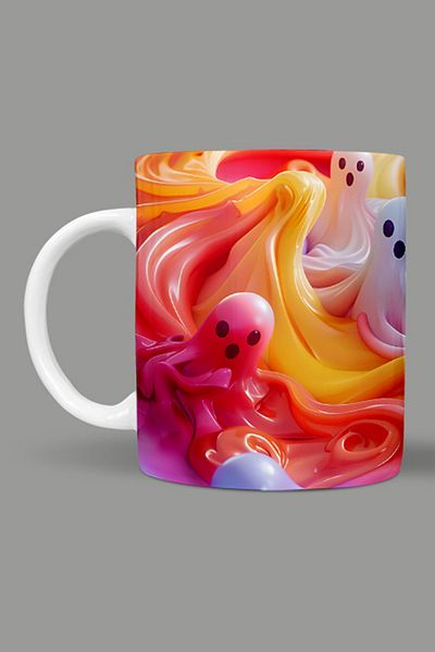 Fizello Cute Ghots - Cute Ghots Themed Mug