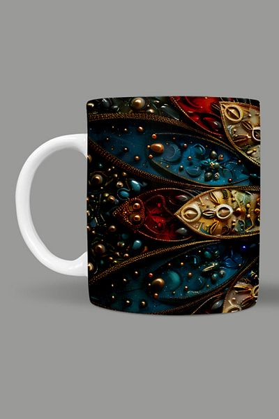 Fizello Mandala Themed Mug