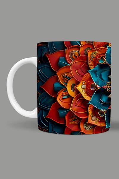Fizello Mandala Themed Mug