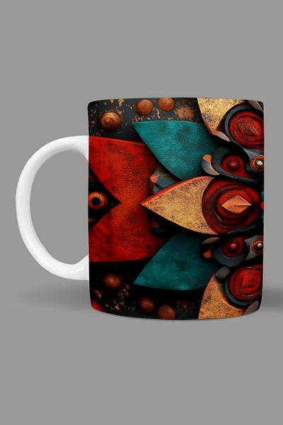 Fizello Mandala Themed Mug