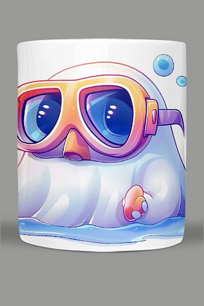 Fizello Cute Ghots - Cute Ghots Themed Mug