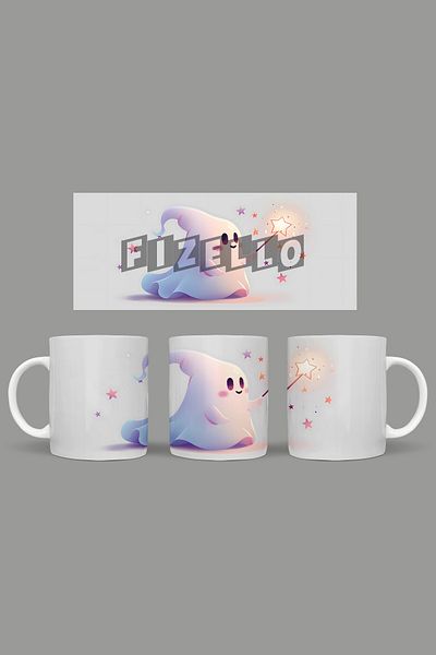 Fizello Cute Ghots - Cute Ghots Themed Mug