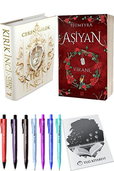 İndigo Kitap Kırık İnci Ciltli ve Aşiyan 1 Virane Ciltli + Hediyeli