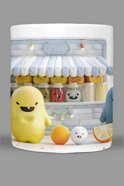 Fizello Cute Ghots - Cute Ghots Themed Mug
