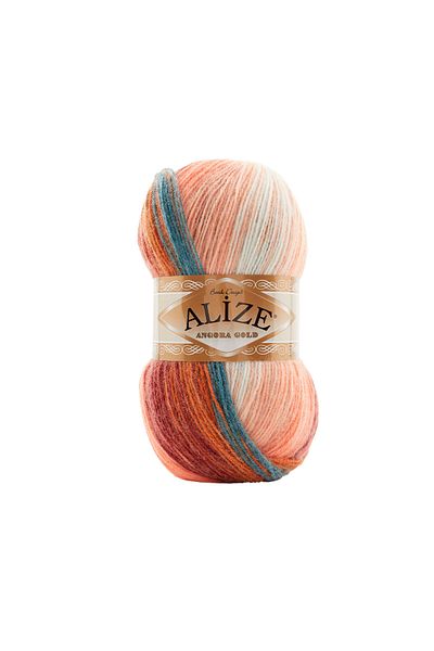 Alize 5 Pieces Angora Gold Batik Hand Knitting Thread 8023
