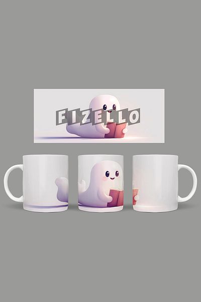 Fizello Cute Ghots - Cute Ghots Themed Mug