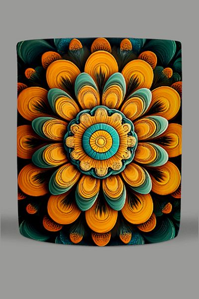 Fizello Mandala Themed Mug