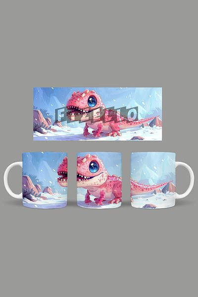 Fizello Cute Dinosaurs - Cute Dinosaur Themed Mug