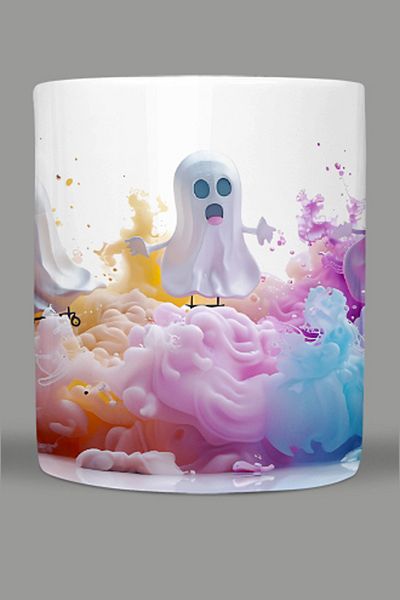 Fizello Cute Ghots - Cute Ghots Themed Mug