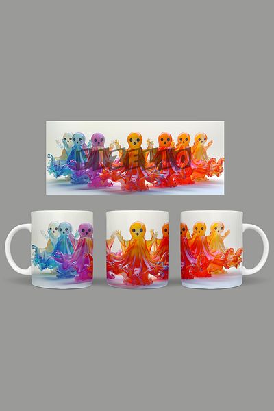 Fizello Cute Ghots - Cute Ghots Themed Mug