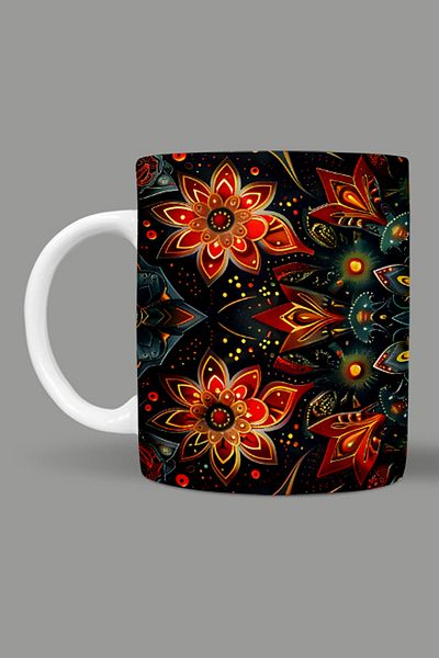 Fizello Mandala Themed Mug