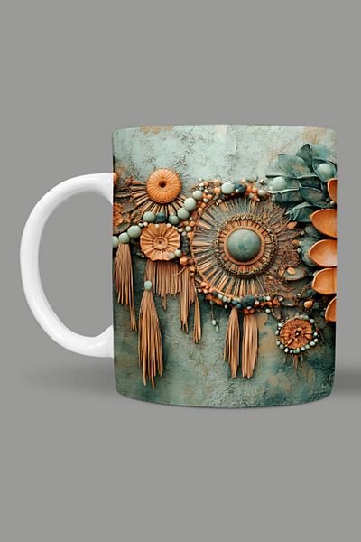 Fizello Mandala Themed Mug