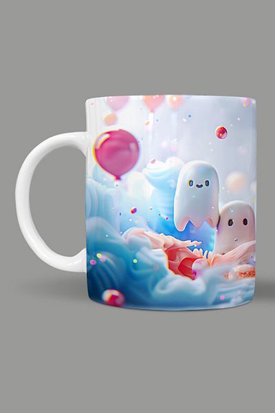 Fizello Cute Ghots - Cute Ghots Themed Mug