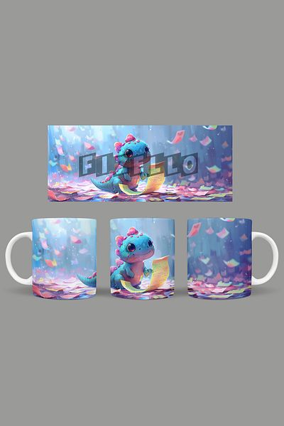Fizello Cute Dinosaurs - Cute Dinosaur Themed Mug