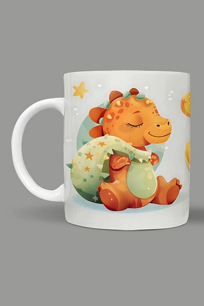 Fizello Cute Dinosaurs - Cute Dinosaur Themed Mug