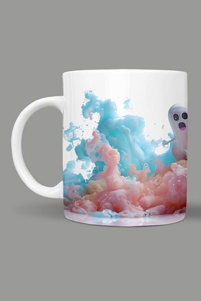 Fizello Cute Ghots - Cute Ghots Themed Mug