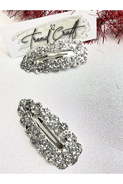 Trend Toka Glitter Pırıltılı 2 Lİ Çıtçıt Toka