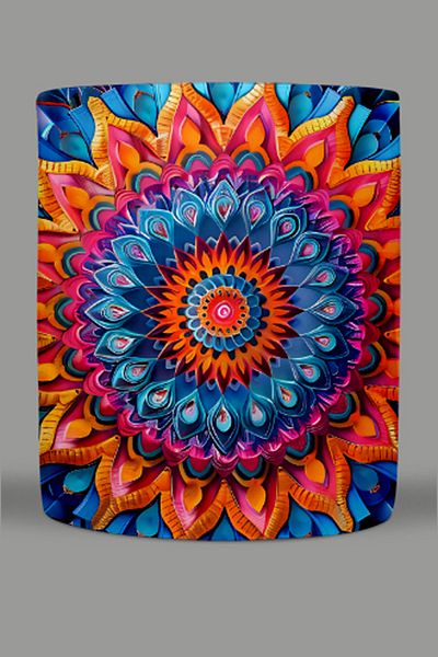 Fizello Mandala Themed Mug
