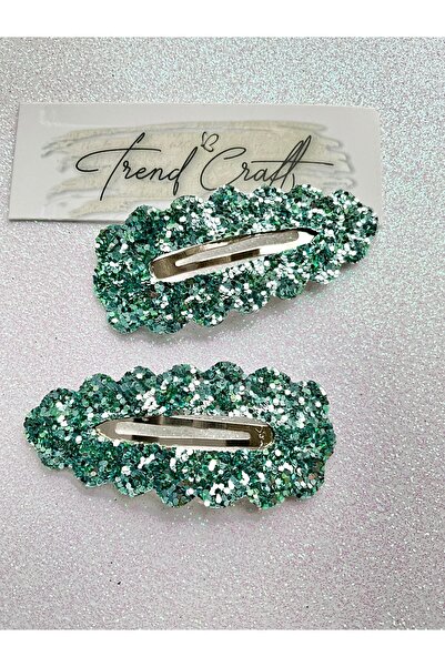 Trend Toka Glitter Pırıltılı 2 Lİ Çıtçıt Toka