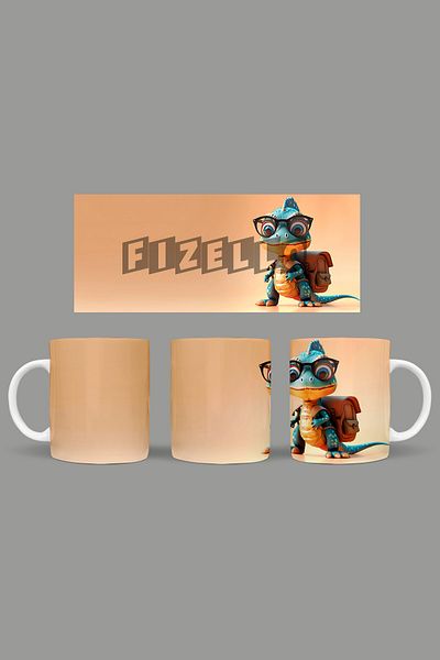 Fizello Cute Dinosaurs - Cute Dinosaur Themed Mug