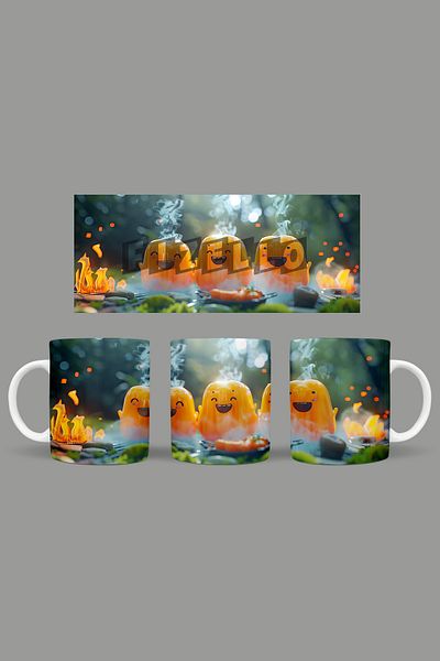 Fizello Cute Ghots - Cute Ghots Themed Mug