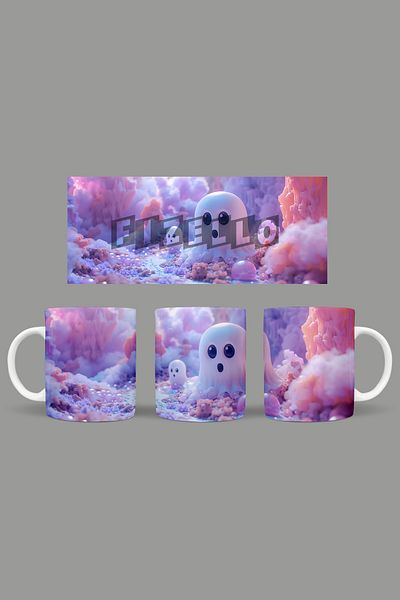 Fizello Cute Ghots - Cute Ghots Themed Mug