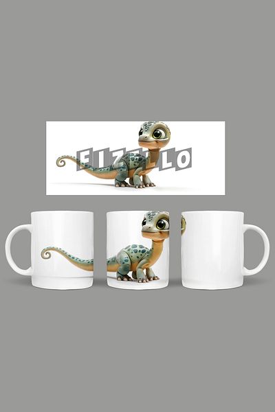 Fizello Cute Dinosaurs - Cute Dinosaur Themed Mug