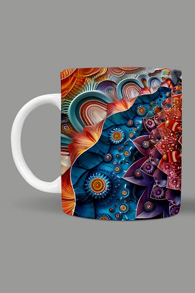 Fizello Mandala Themed Mug