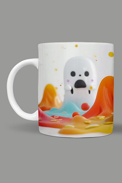 Fizello Cute Ghots - Cute Ghots Themed Mug