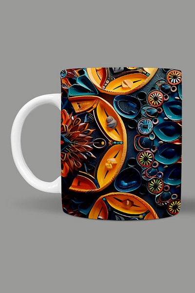 Fizello Mandala Themed Mug