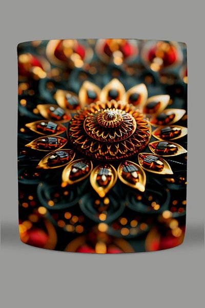 Fizello Mandala Themed Mug