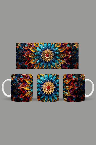 Fizello Mandala Themed Mug