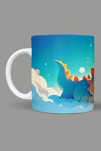 Fizello Cute Dinosaurs - Cute Dinosaur Themed Mug