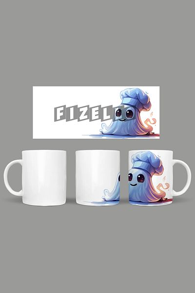 Fizello Cute Ghots - Cute Ghots Themed Mug
