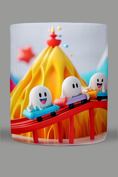 Fizello Cute Ghots - Cute Ghots Themed Mug