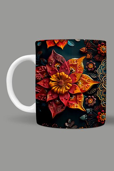 Fizello Mandala Themed Mug