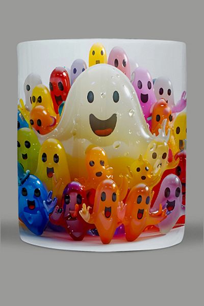 Fizello Cute Ghots - Cute Ghots Themed Mug