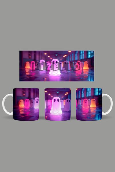 Fizello Cute Ghots - Cute Ghots Themed Mug