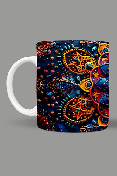 Fizello Mandala Themed Mug