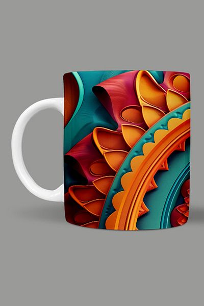 Fizello Mandala Themed Mug