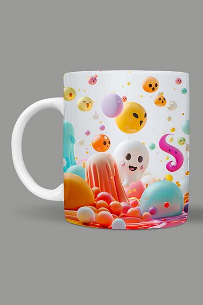 Fizello Cute Ghots - Cute Ghots Themed Mug