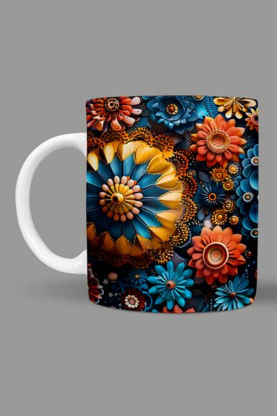 Fizello Mandala Themed Mug