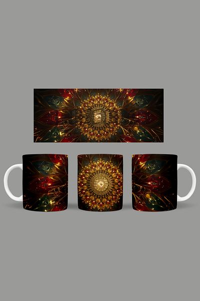 Fizello Mandala Themed Mug