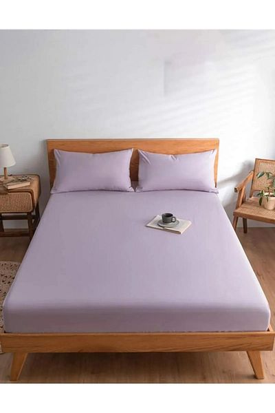 GOLDROOM ملاءة مفردة مبطنة 100*200+30