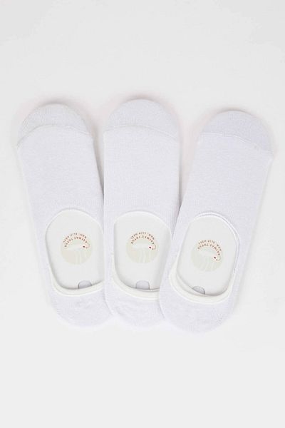 DeFacto Ανδρικές 3 τεμαχίων Basic Flat κάλτσες μπαλαρίνας K5310az21sp