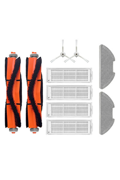 Xiaomi Σετ ανταλλακτικών 10 τεμαχίων συμβατό με ρομπότ ηλεκτρική σκούπα Vacuum Mop 2 Pro (MJST1SHW)