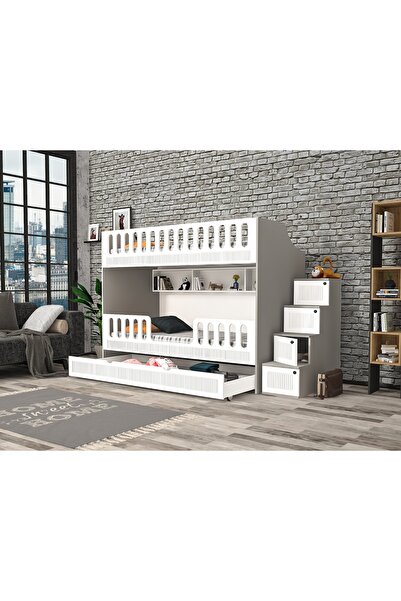 Selesel design mebran ranza gri-beyaz