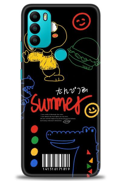 MRCİLETİSİM General Mobile Gm 21 Plus Case Hd Printed Case - Summer