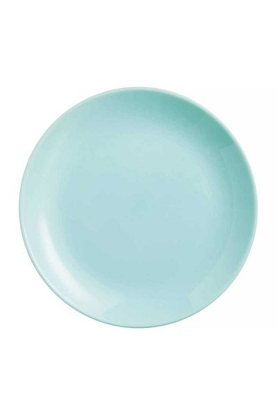 Luminarc Serving Plate for 6 People Diwali Turquoise 25 cm